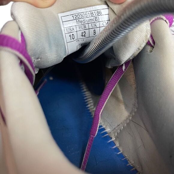 Brooks Womens Ghost 12 1203051B186 White Running Shoes Sneakers Size 10 B - Picture 4 of 9